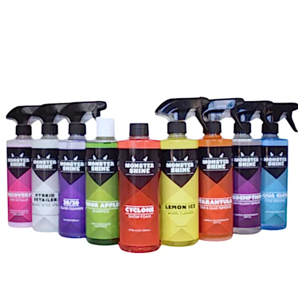 Pro Valet Kit - Professional level detailing products - 9 500ml bottles for £50