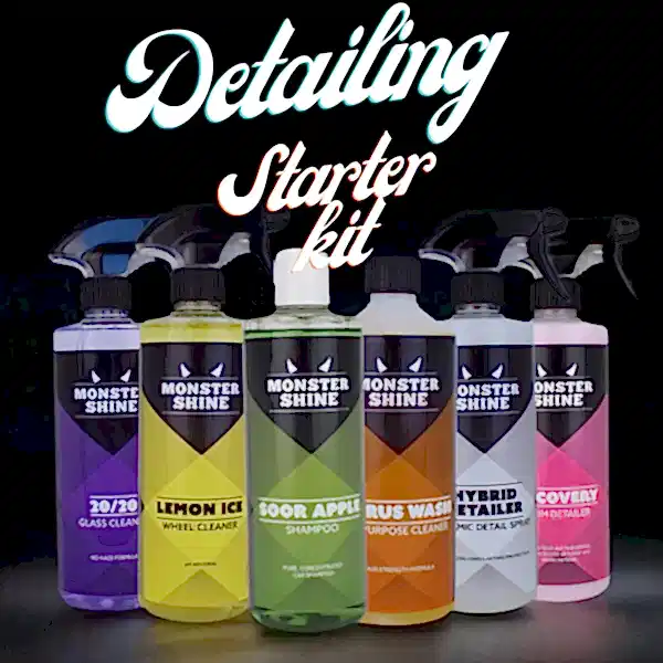 Monstershine Starter Kit - Complete Car Detailing Set for Beginners and Professionals