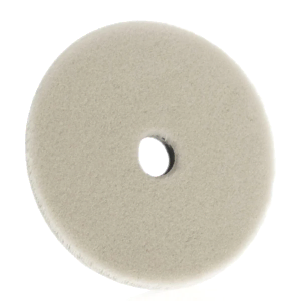 Pro Micro Wool Polishing Pad White Heavy Cut 140mm