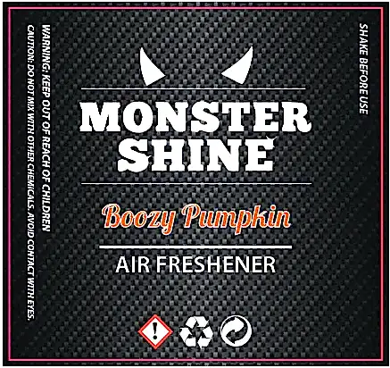 Boozy Pumpkin Air Freshener - Odour Neutraliser (Limited Edition)